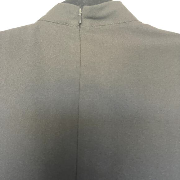 CeCe Bow Neck Short Sleeve Dress Black Size 2 - Picture 9 of 12